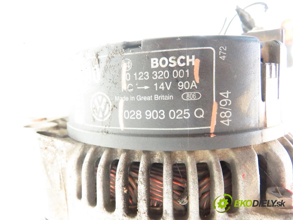 VW PASSAT B3/B4 Variant (3A5, 35I) KOMBI 1994 74,00 1.6 - AEK 1595,00 Alternátor 028903025Q ; 0123320001 (Alternátor)