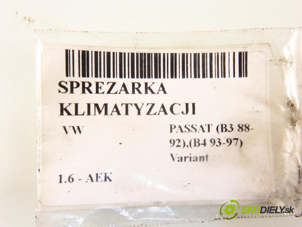 VW PASSAT B3/B4 Variant (3A5, 35I) KOMBI 1994 74,00 1.6 - AEK 1595,00 KOMPRESOR: klimatizace 1H0820803D (Kompresor klimatizace)