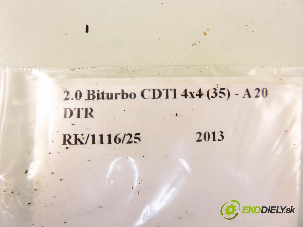 OPEL INSIGNIA A Sports Tourer (G09) KOMBI 2013 0,00 2.0 Biturbo CDTI 4x4 (35) - A 20 DTR 1956,00 Rúra intercoolera turba 