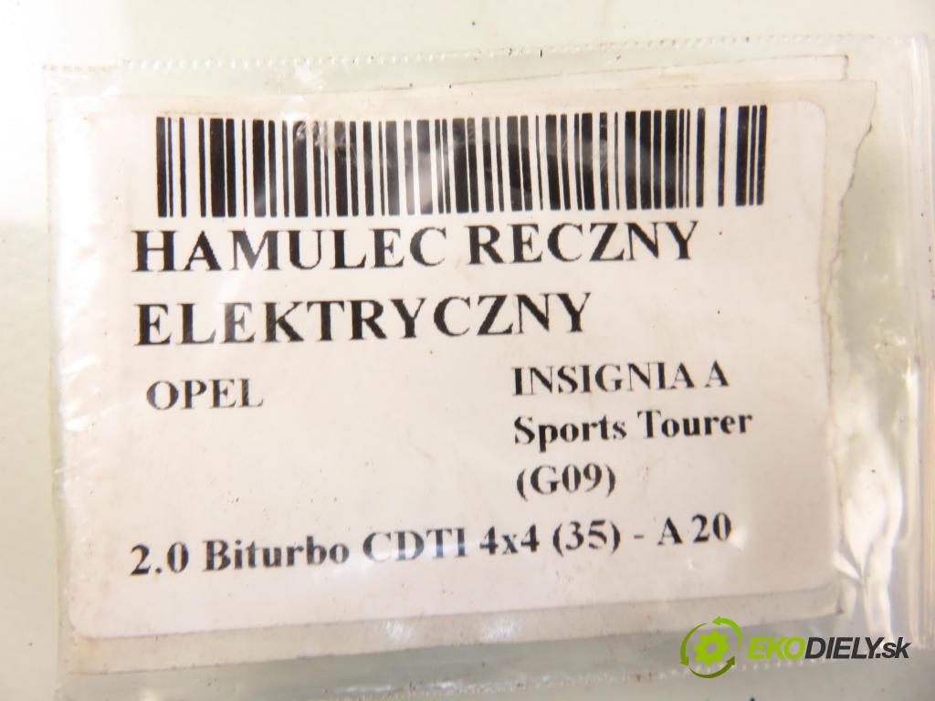 OPEL INSIGNIA A Sports Tourer (G09) KOMBI 2013 0,00 2.0 Biturbo CDTI 4x4 (35) - A 20 DTR 1956,00 BRZDA: ručně elektrický A2C32281100 ; A2C34661500
