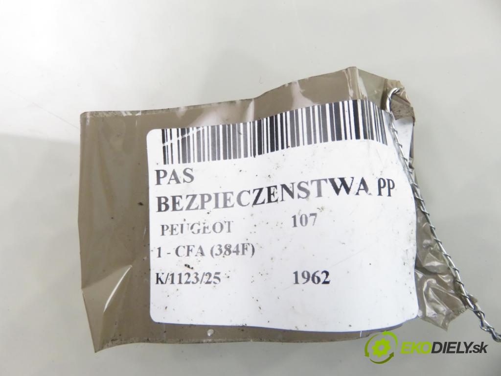PEUGEOT 107 (PM_, PN_) HB 2007 50,00 1.0 68 - CFA (1KR) 998,00 držák BEZPEČNOST PP 7P1190P