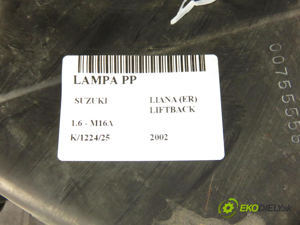 SUZUKI LIANA (ER) HB 2002 76,00 1.6 - M16A 1586,00 Svetlo PP