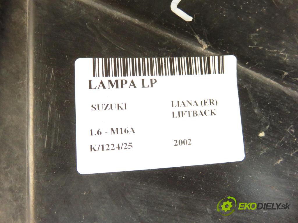 SUZUKI LIANA (ER) HB 2002 76,00 1.6 - M16A 1586,00 Svetlo LP