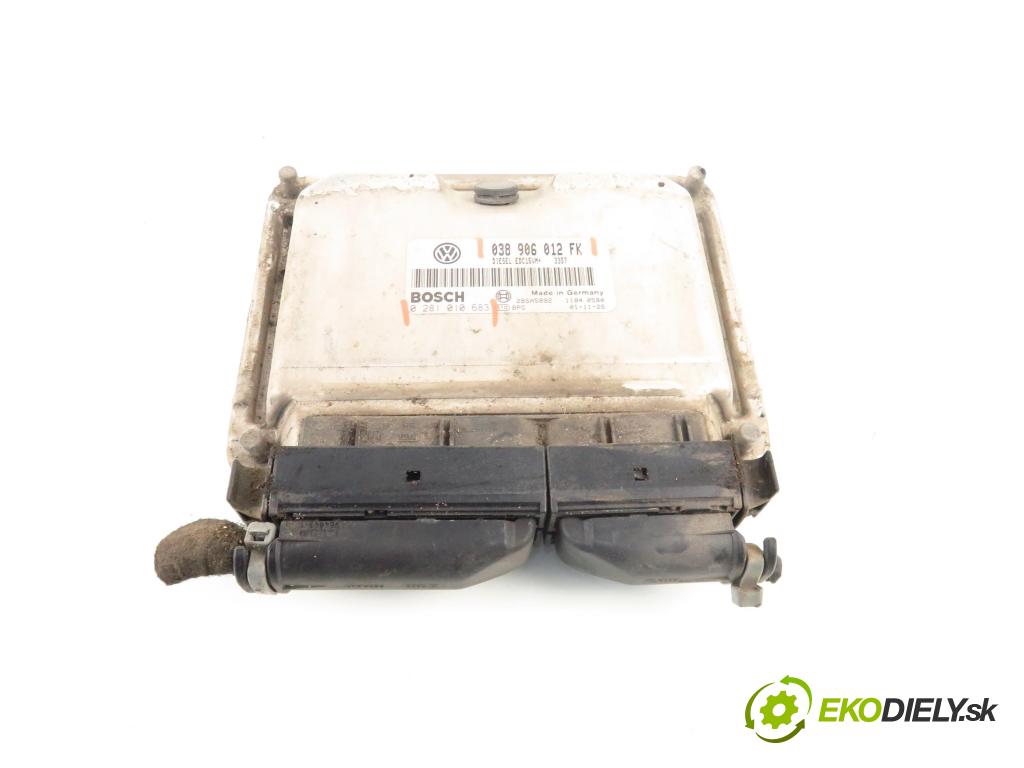 SEAT LEON (1M1) HB 2002 81,00 1.9 TDI 110 - ASV 1896,00 Riadiaca jednotka Motor 038906012FK ; 0281010683