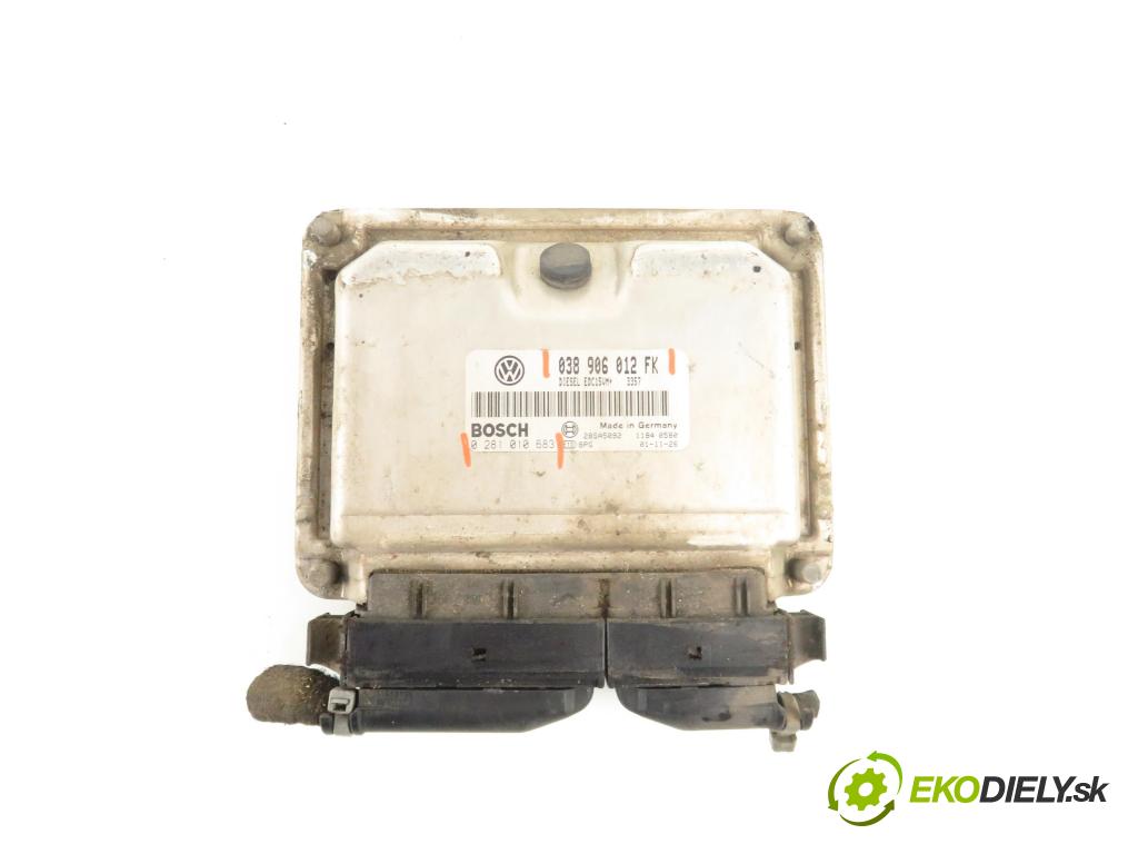 SEAT LEON (1M1) HB 2002 81,00 1.9 TDI 110 - ASV 1896,00 Riadiaca jednotka Motor 038906012FK ; 0281010683