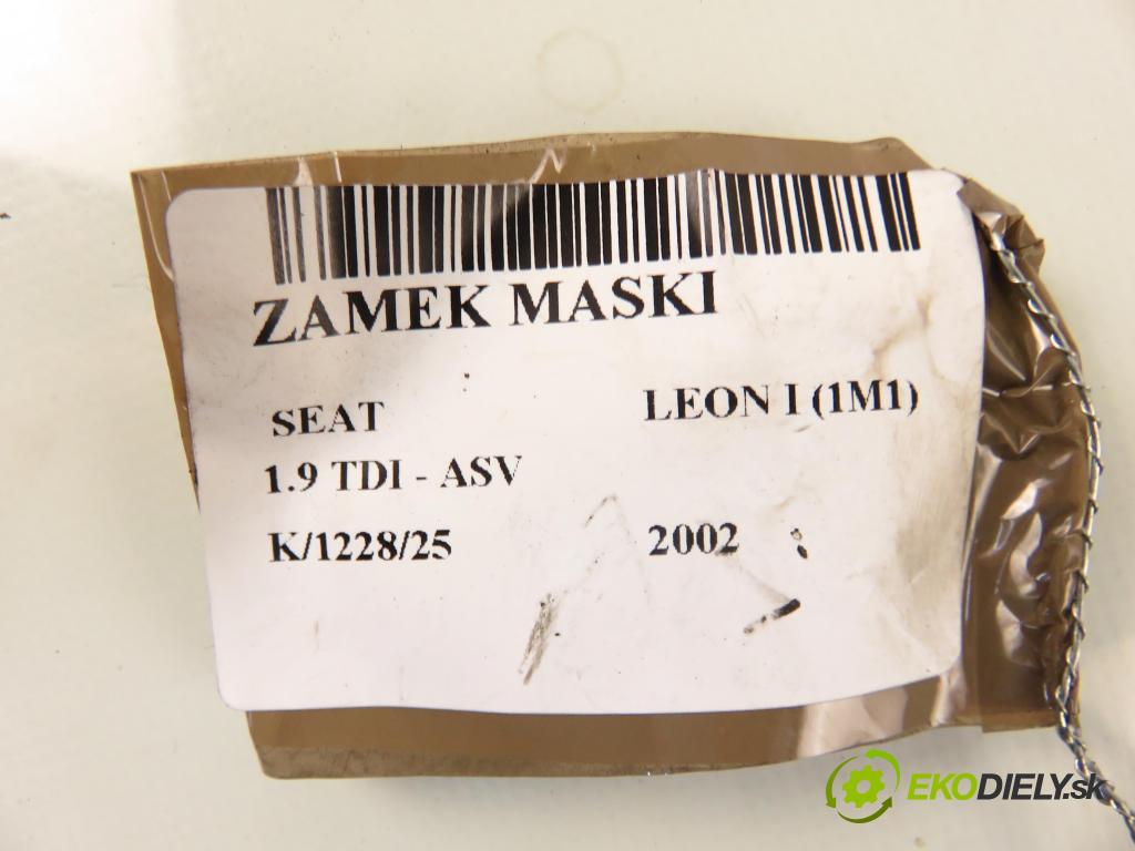 SEAT LEON (1M1) HB 2002 81,00 1.9 TDI 110 - ASV 1896,00 zámok kapoty 1M0823503