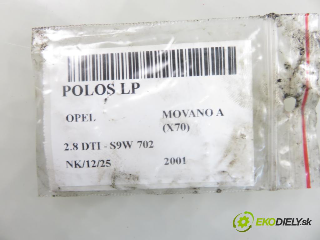 OPEL MOVANO Platforma / podwoyie (X70) KABINA/PLATFORMA 2001 84,00 2.8 DTI 114 SOFIM - S9W 702 2799,00 poloos LP 