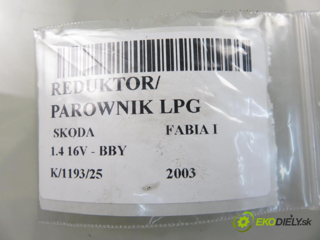 SKODA FABIA I (6Y2) HB 2003 55,00 1.4 16V - BBY 1390,00 reduktor Výparník LPG 67R010016