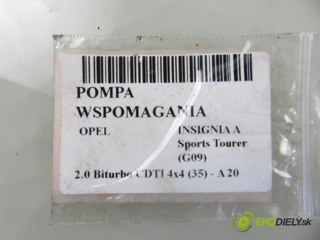OPEL INSIGNIA A Sports Tourer (G09) KOMBI 2013 0,00 2.0 Biturbo CDTI 4x4 (35) - A 20 DTR 1956,00 Pumpa servočerpadlo  (Servočerpadlo)