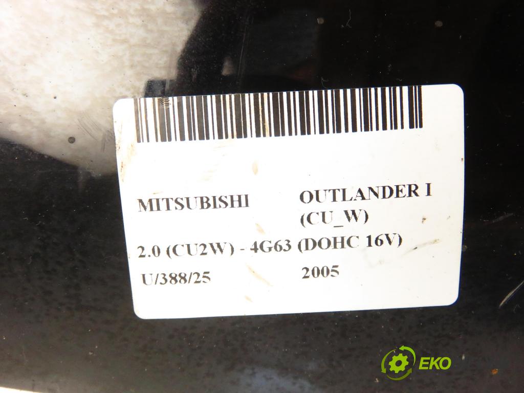MITSUBISHI OUTLANDER I (CU_W) SUV 2005 100,00 2.0 (CU2W) - 4G63 (DOHC 16V) 1997,00 SPOJLER: dverí MN175064ZZ