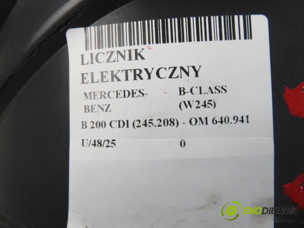 MERCEDES-BENZ KLASA B Sports Tourer (W245) MINIVAN 2009 103,00 B 200 CDI (245.208) -  140 OM 640.941 1991,00 prístrojovka elektrický A1694403911 ; A1695408611 ; 1694422221