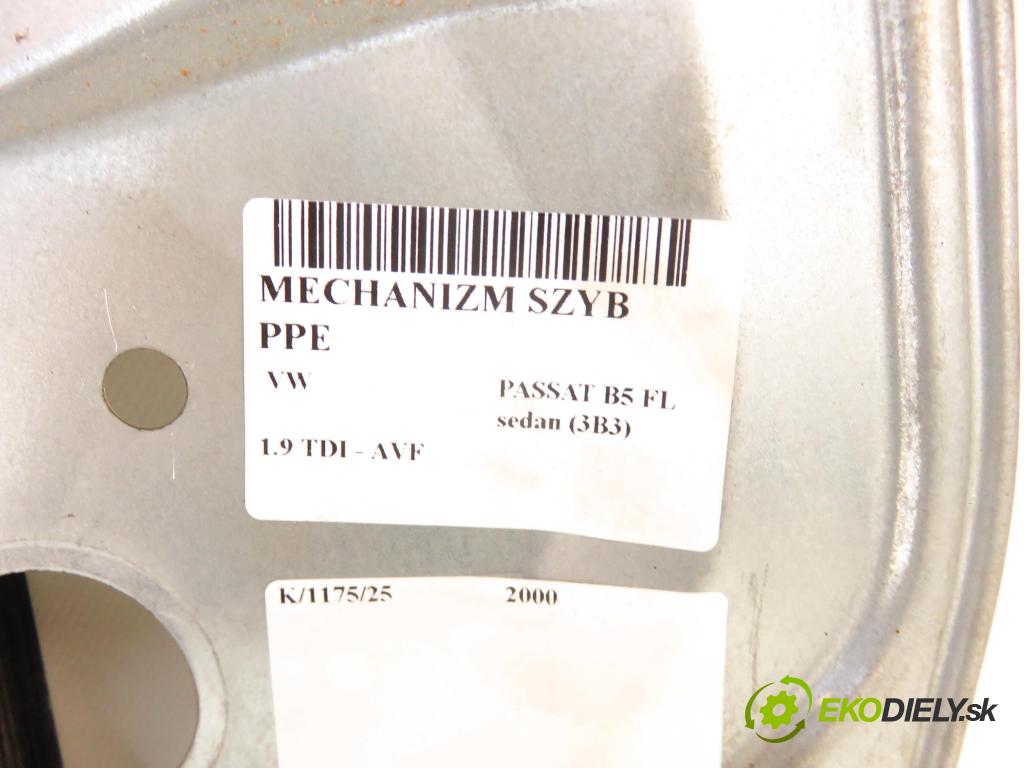 VW PASSAT B5.5 (3B3) SEDAN 2000 96,00 1.9 TDI PD 130 - AVF 1896,00 mechanismus oken PPE 3B4837756D