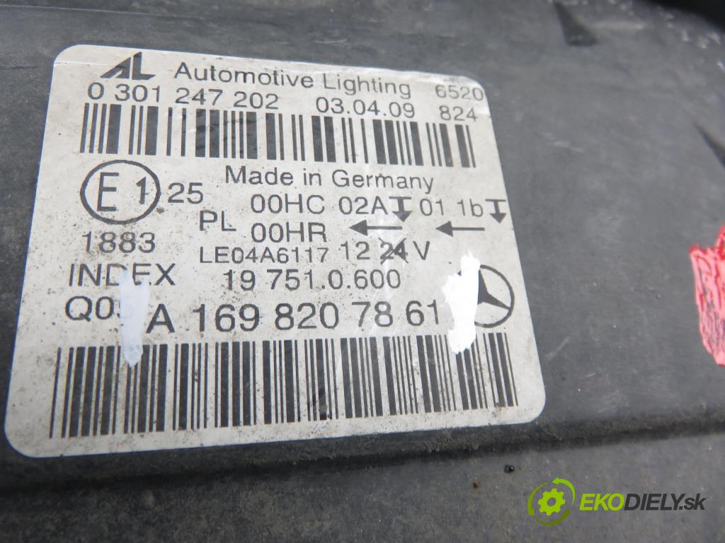 MERCEDES-BENZ KLASA B Sports Tourer (W245) MINIVAN 2009 103,00 B 200 CDI (245.208) - 140 OM 640.941 1991,00 Svetlo PP A1698207861
