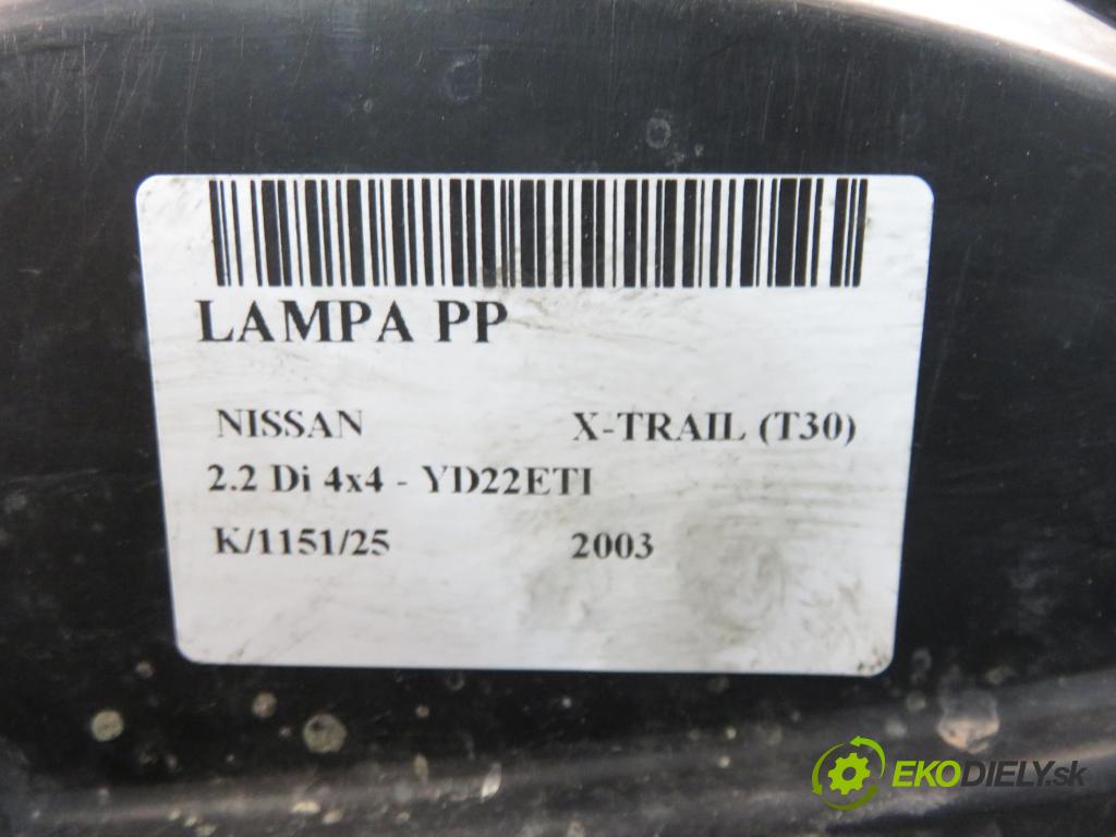 NISSAN X-TRAIL (T30) SUV 2003 84,00 2.2 Di 4x4 - YD22ETI 2184,00 Svetlo PP
