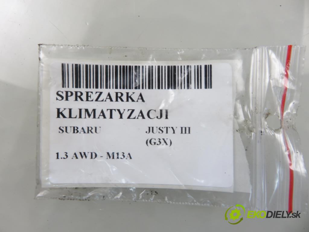 SUBARU JUSTY III (G3X) HB 2006 69,00 1.3 AWD 94 - M13A 1328,00 KOMPRESOR: klimatizace 9520086GA0 ; 3107818 (Kompresor klimatizace)
