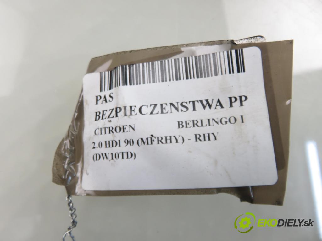 CITROEN BERLINGO / BERLINGO FIRST nadwozie wielkoprzestrzenne (MPV) KOMBIVAN 2004 66,00 2.0 HDI 90 1997,00 Držiak bezpečnostný PP 550622400