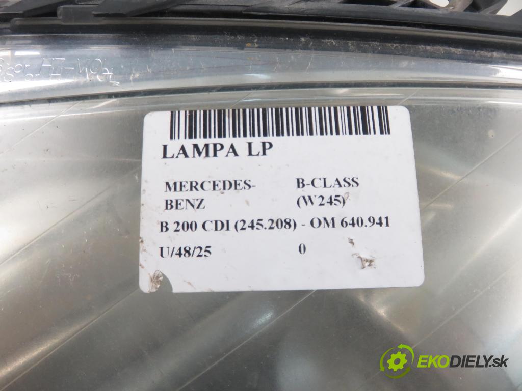MERCEDES-BENZ KLASA B Sports Tourer (W245) MINIVAN 2009 103,00 B 200 CDI (245.208) - 140 OM 640.941 1991,00 Svetlo LP A1698207761
