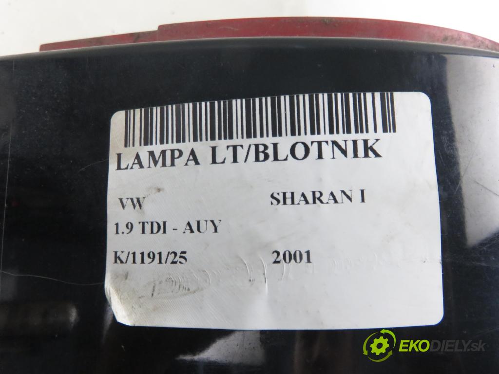 VW SHARAN (7M8, 7M9, 7M6) MINIVAN 2001 85,00 1.9 TDI PD 115 - AUY 1896,00 světlo levé zadní 7M3945257