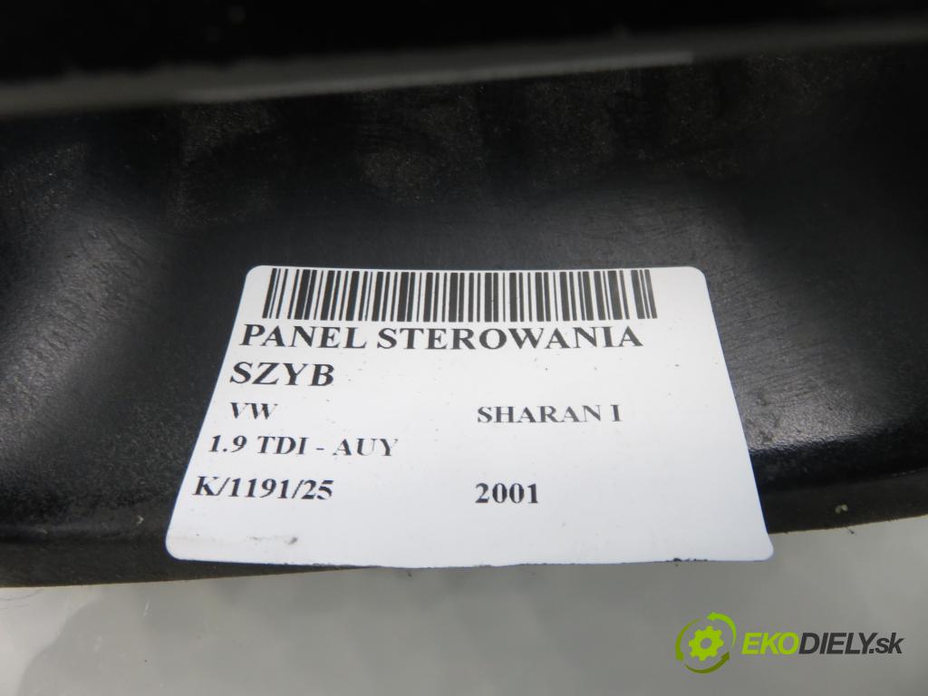 VW SHARAN (7M8, 7M9, 7M6) MINIVAN 2001 85,00 1.9 TDI PD 115 - AUY 1896,00 Panel ovládaní oken 7M3959857B ; YM2114A1321ABE