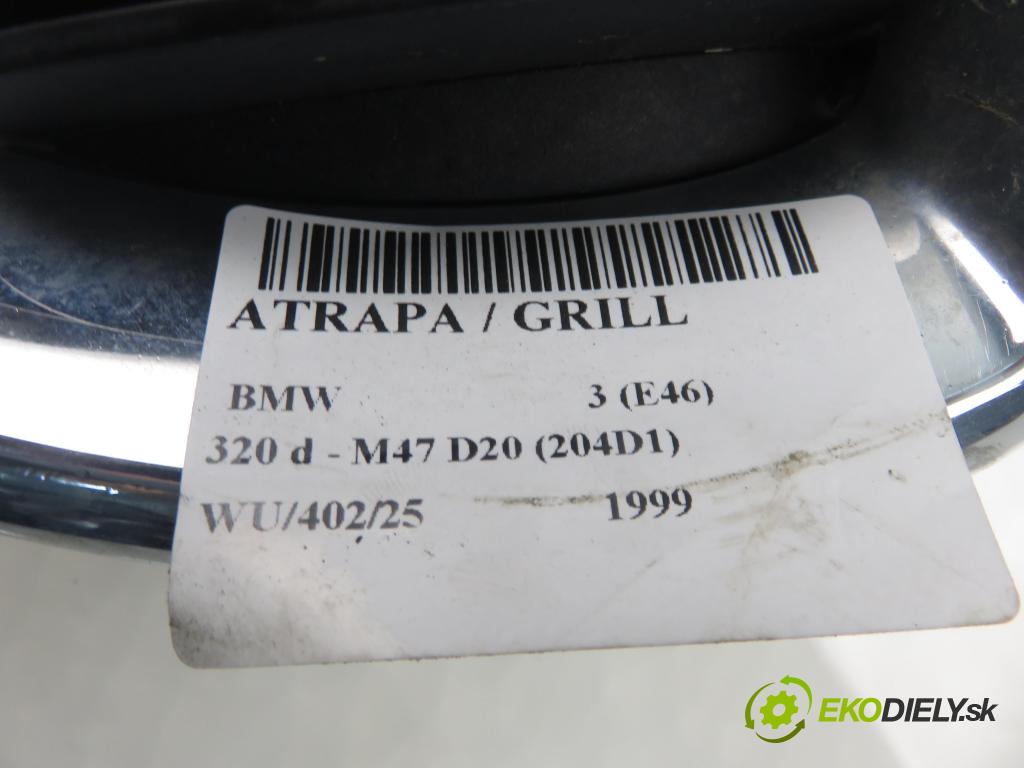 BMW 3 (E46) SEDAN 1999 100,00 320 d 136 - M47 D20 (204D1) 1951,00 mřížka / maska 7072130 ; 7072129