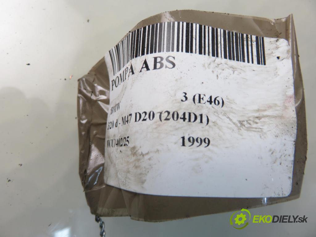 BMW 3 (E46) SEDAN 1999 100,00 320 d 136 - M47 D20 (204D1) 1951,00 Pumpa ABS 5WK8445 ; 1164896 (Pumpa ABS)