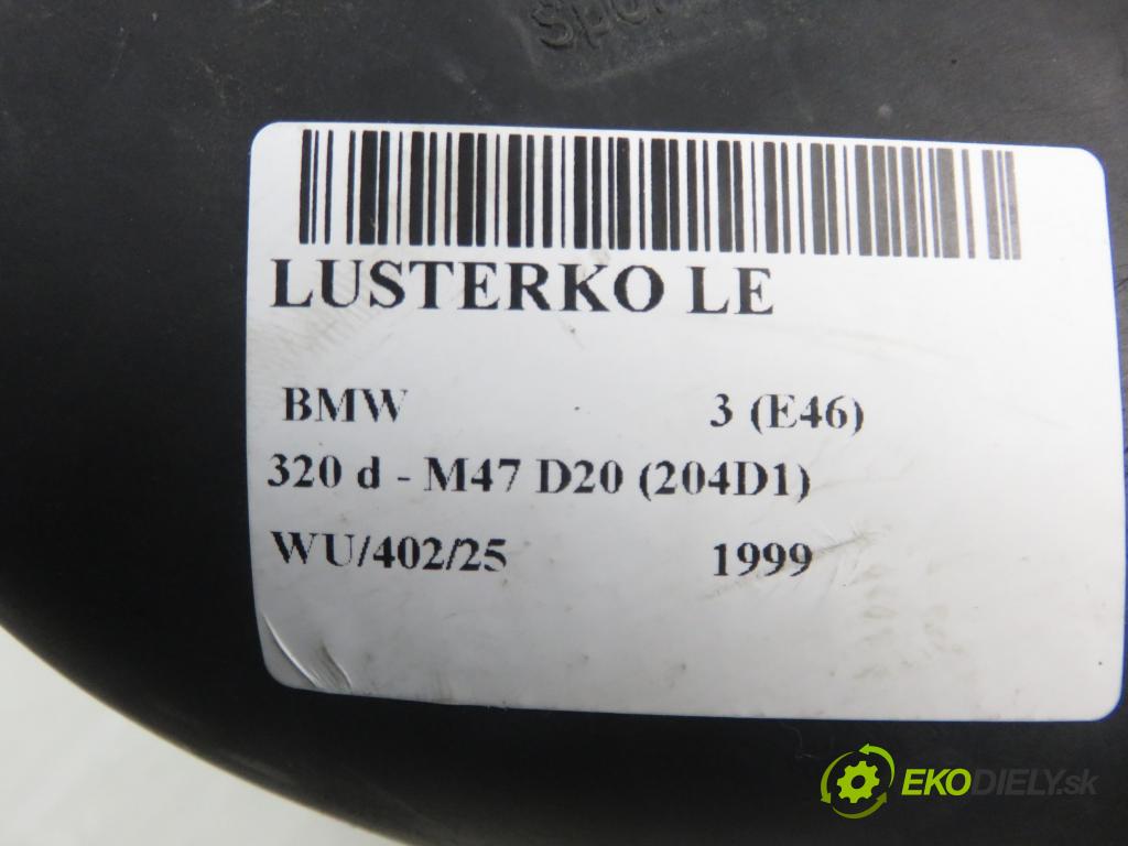 BMW 3 (E46) SEDAN 1999 100,00 320 d 136 - M47 D20 (204D1) 1951,00 zpětné zrcátko LE 