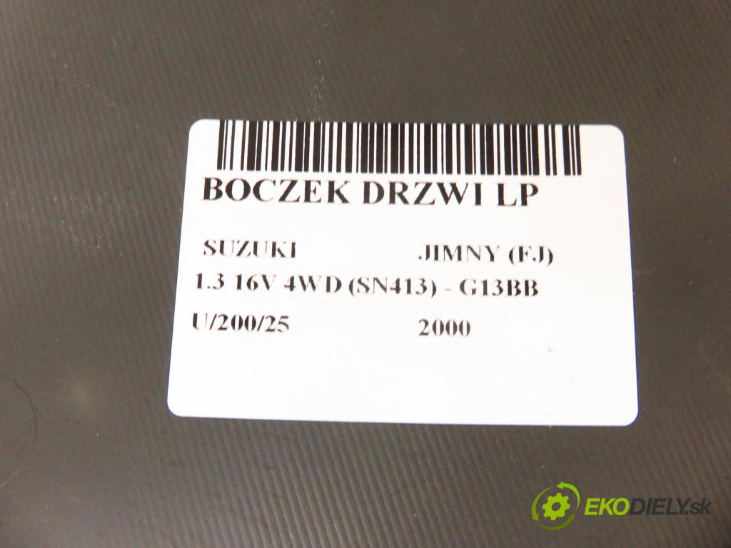 SUZUKI JIMNY (FJ) SUV 2000 59,00 1.3 16V 4WD (SN413) - G13BB 1298,00 bočné 