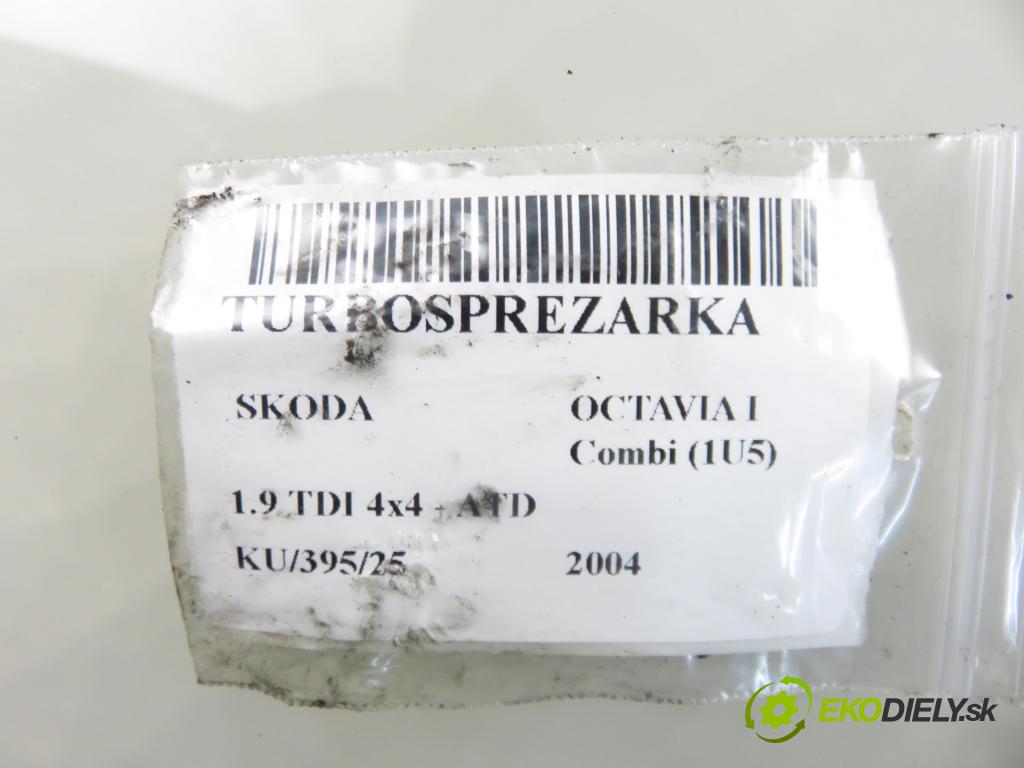 SKODA OCTAVIA I Combi (1U5) KOMBI 2004 74,00 1.9 TDI 4x4 - ATD 1896,00 RYCHLONABÍJEČKA: 038253016L (Kompletní turbodmychadlo)