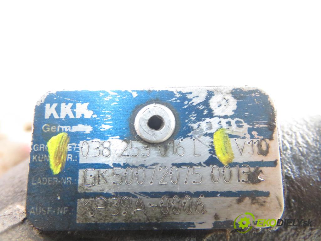 SKODA OCTAVIA I Combi (1U5) KOMBI 2004 74,00 1.9 TDI 4x4 - ATD 1896,00 RYCHLONABÍJEČKA: 038253016L (Kompletní turbodmychadlo)