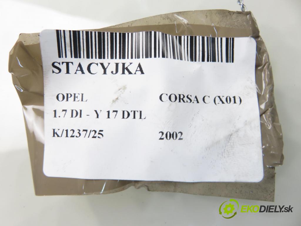 OPEL CORSA C (X01) HB 2002 48,00 1.7 DI - Y 17 DTL 1686,00 spinačka 24413106 ; 24445098 ; 5WK4763 (Spínacia skrinka)