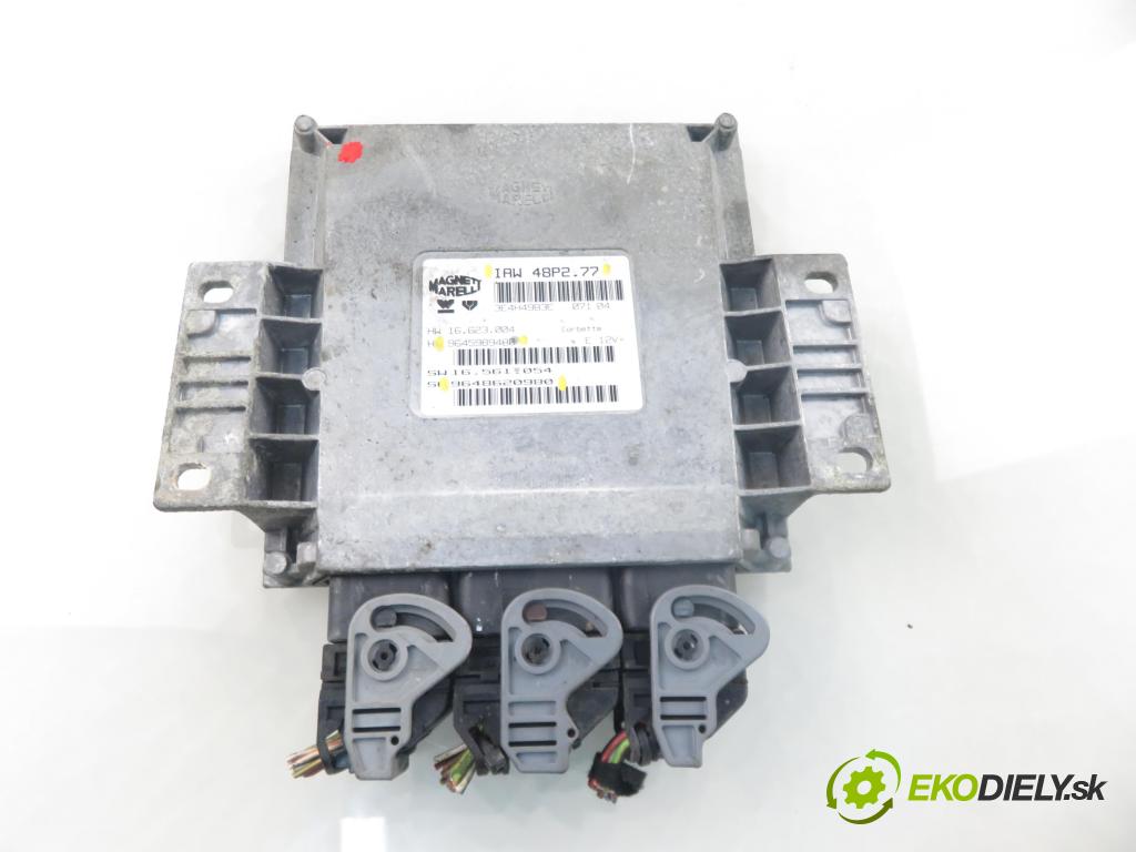 PEUGEOT 206 liftback (2A/C) HB 2004 440,00 1.1 i - HFX (TU1JP) 1124,00 řídící jednotka motora 9648620980 ; 9645989480 ; IAW48P277