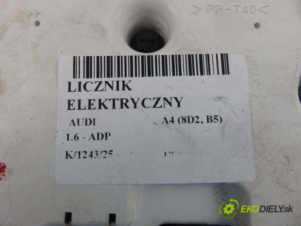 AUDI A4 (8D2, B5) SEDAN 1996 74,00 1.6 8V 100 - ADP 1595,00 prístrojovka elektrický 8D0919033C