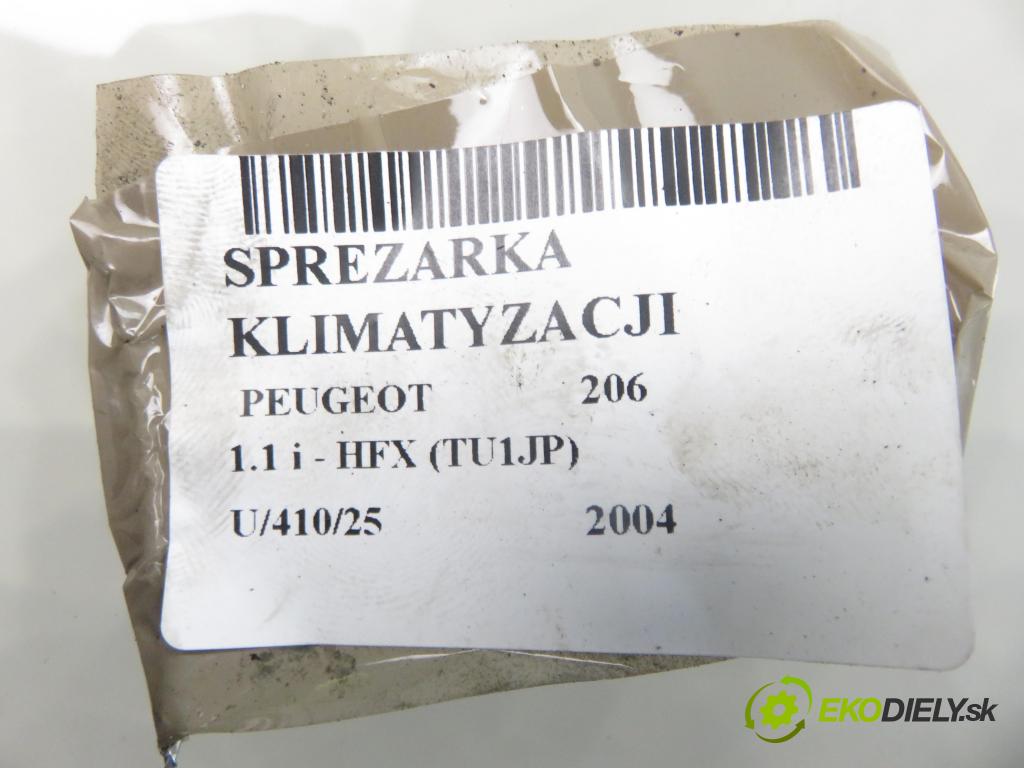 PEUGEOT 206 liftback (2A/C) HB 2004 440,00 1.1 i - HFX (TU1JP) 1124,00 KOMPRESOR: klimatizace 9646273880 (Kompresor klimatizace)