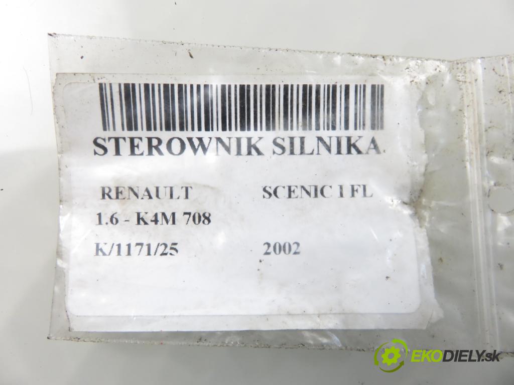 RENAULT SCENIC I (JA0/1_) MINIVAN 2002 0,00 1.6 - K4M 708 1598,00 Riadiaca jednotka Motor 8200214973 ; S118301113B ; 8200080285