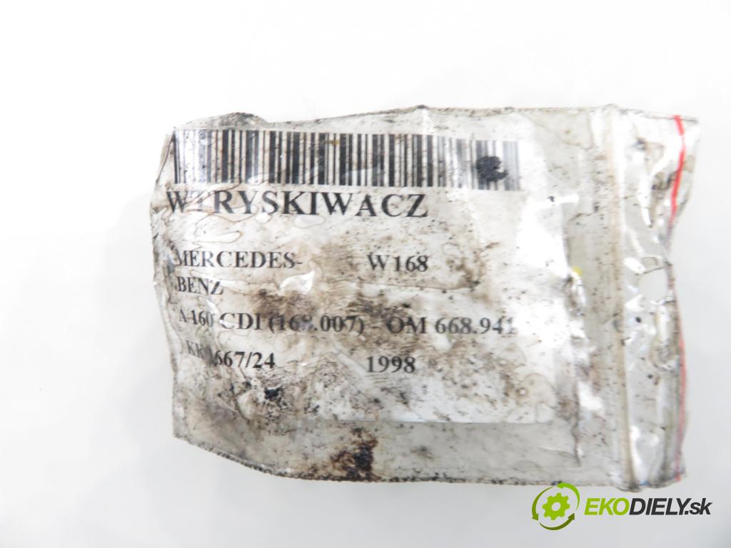 MERCEDES-BENZ KLASA A (W168) HB 1998 44,00 A 160 CDI (168.007) - OM 668.941 1689,00 vstrekovač 0445110015 ; 6680700287 (Vstrekovač paliva)