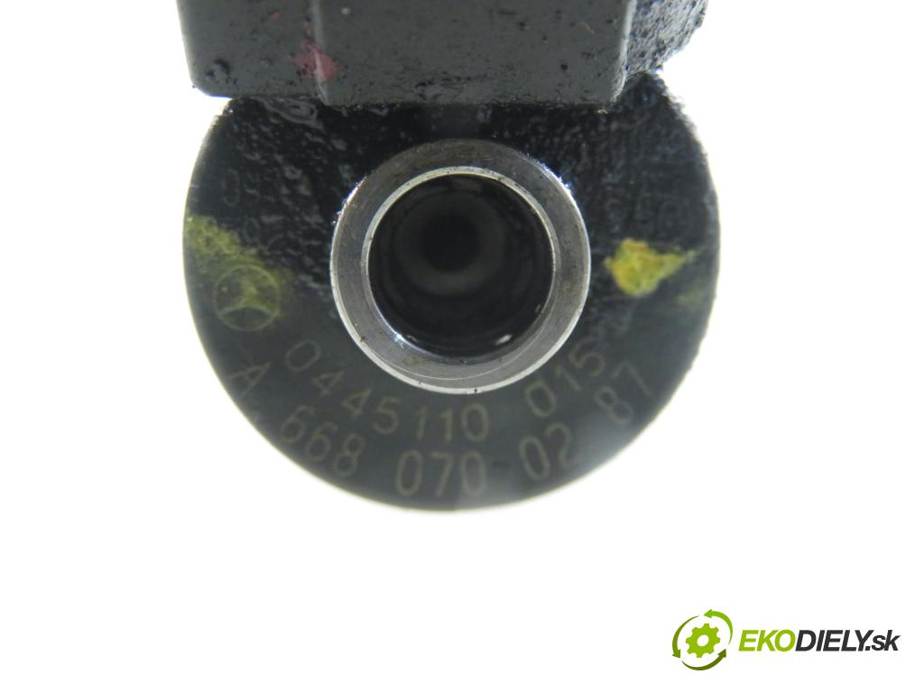 MERCEDES-BENZ KLASA A (W168) HB 1998 44,00 A 160 CDI (168.007) - OM 668.941 1689,00 vstrekovač 0445110015 ; 6680700287 (Vstrekovač paliva)