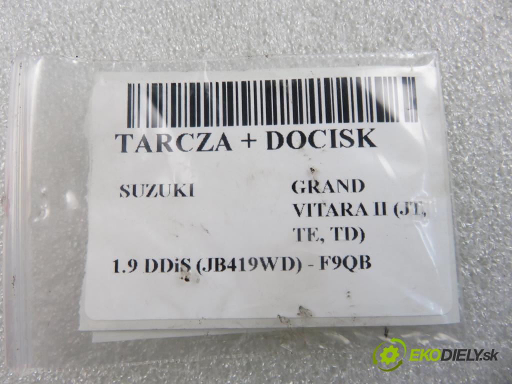 SUZUKI GRAND VITARA II (JT, TE, TD) SUV 2010 95,00 1.9 DDiS 129 - F9Q B 264 1870,00 lamela kotouč + DOCISK 2200080K00 ; 2240080K00
