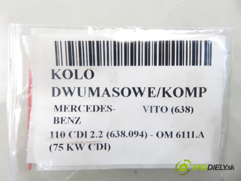 MERCEDES-BENZ VITO Skrzynia (638) FURGON 2002 90,00 112 CDI 2.2 (638.094) - OM 611.980 2151,00 řemenice DUAL MASS / COMP 0002521541 ; 0002520705