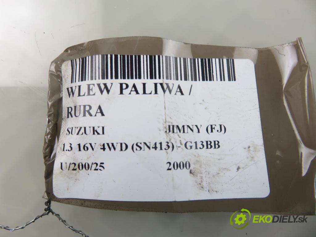 SUZUKI JIMNY (FJ) SUV 2000 0,00 1.3 16V 4WD (SN413) - G13BB 1298,00 hrdlo nádrže paliva / Rúra 