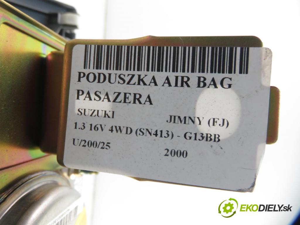 SUZUKI JIMNY (FJ) SUV 2000 0,00 1.3 16V 4WD (SN413) - G13BB 1298,00 AirBag air BAG CESTUJÍCÍ: 7391081A00