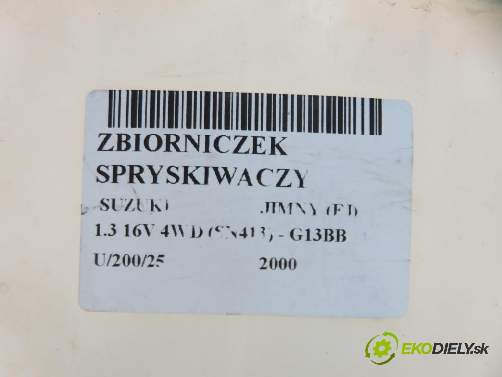 SUZUKI JIMNY (FJ) SUV 2000 0,00 1.3 16V 4WD (SN413) - G13BB 1298,00 nádržka ostřikovačů (Klika dveří ostatní)
