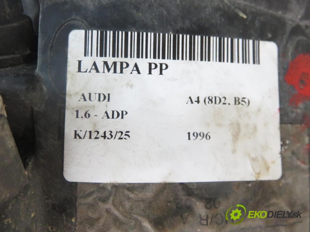 AUDI A4 (8D2, B5) SEDAN 1996 74,00 1.6 8V 100 - ADP 1595,00 Svetlo PP 8D0941004A