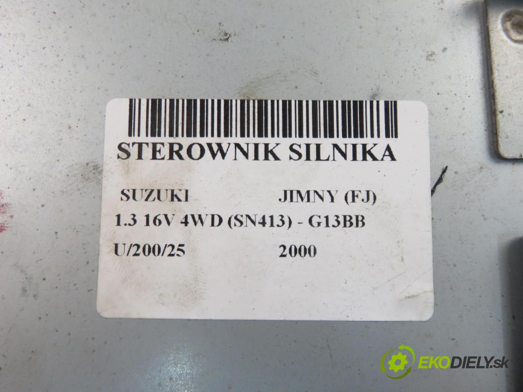 SUZUKI JIMNY (FJ) SUV 2000 0,00 1.3 16V 4WD (SN413) - G13BB 1298,00 Riadiaca jednotka Motor 3392081A2 ; 1120005943