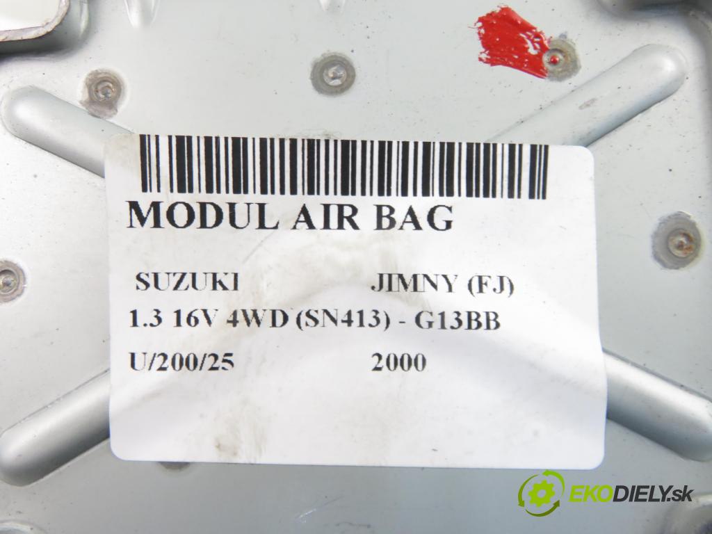 SUZUKI JIMNY (FJ) SUV 2000 0,00 1.3 16V 4WD (SN413) - G13BB 1298,00 MODUL air BAG 3891081A40 ; X6T47073