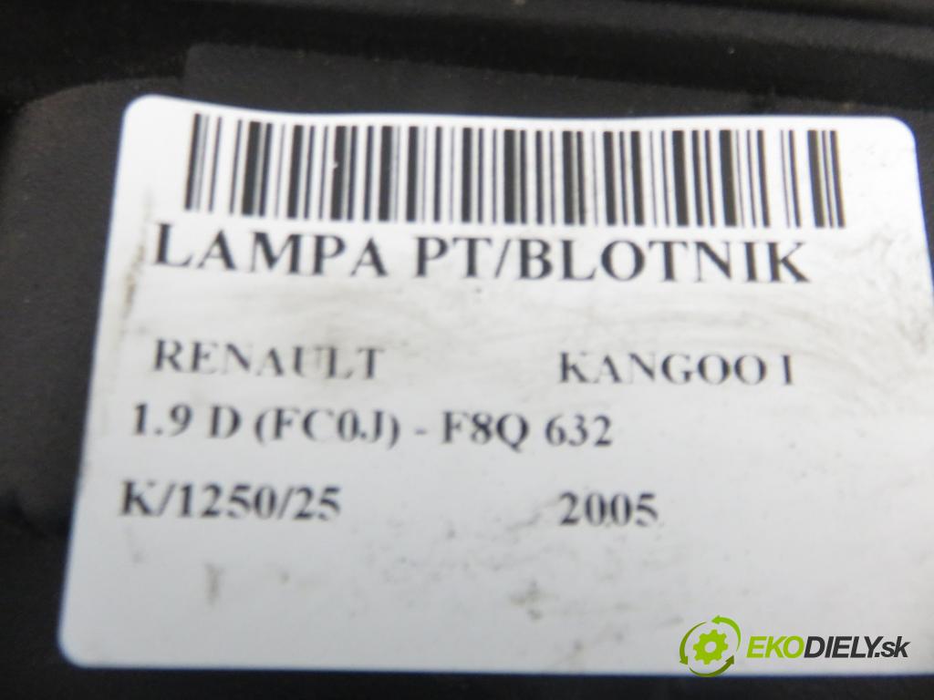 RENAULT KANGOO Express (FC0/1_) FURGON 2005 47,00 1.9 D (FC0J) - F8Q 632 1870,00 Svetlo pravé zadné