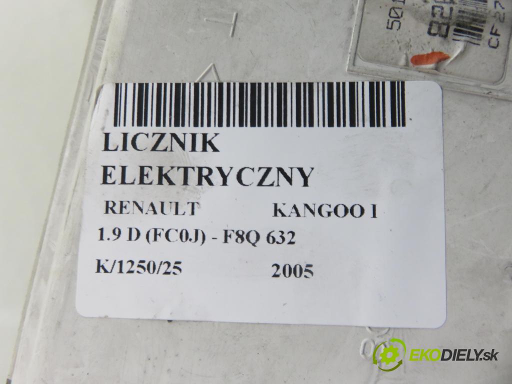 RENAULT KANGOO Express (FC0/1_) FURGON 2005 47,00 1.9 D (FC0J) - F8Q 632 1870,00 Prístrojovka elektrický 8200133491R