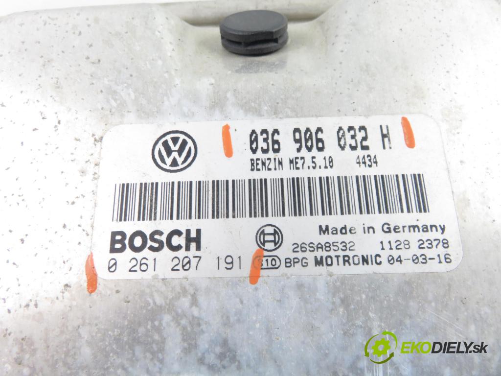 SEAT LEON (1M1) HB 2004 55,00 1.4 16V - BCA 1390,00 Riadiaca jednotka Motor 0261207191 ; 036906032H