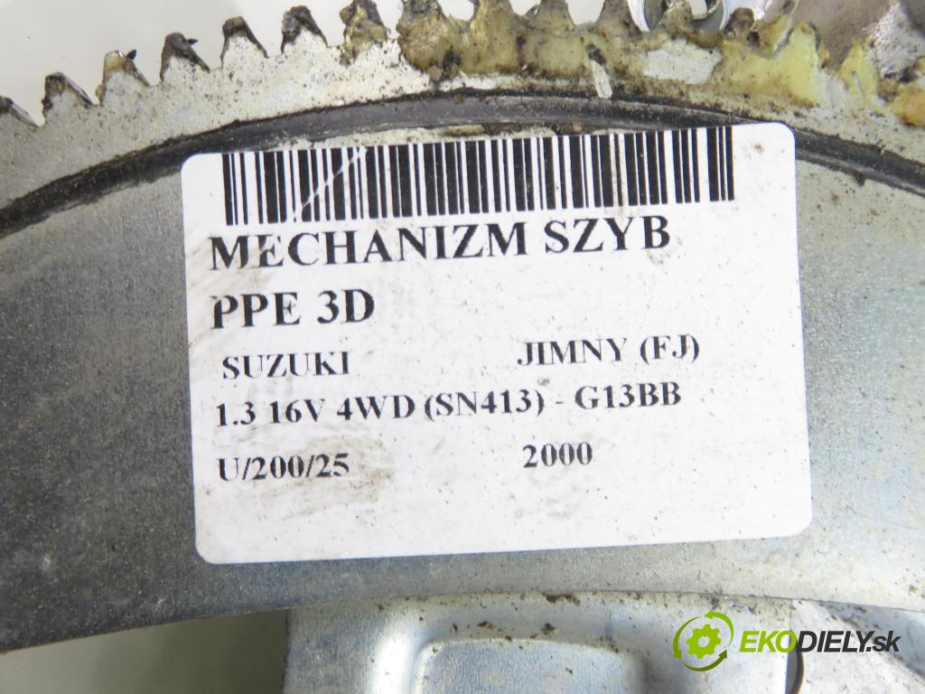 SUZUKI JIMNY (FJ) SUV 2000 0,00 1.3 16V 4WD (SN413) - G13BB 1298,00 mechanismus oken PPE 3D 8343081A10