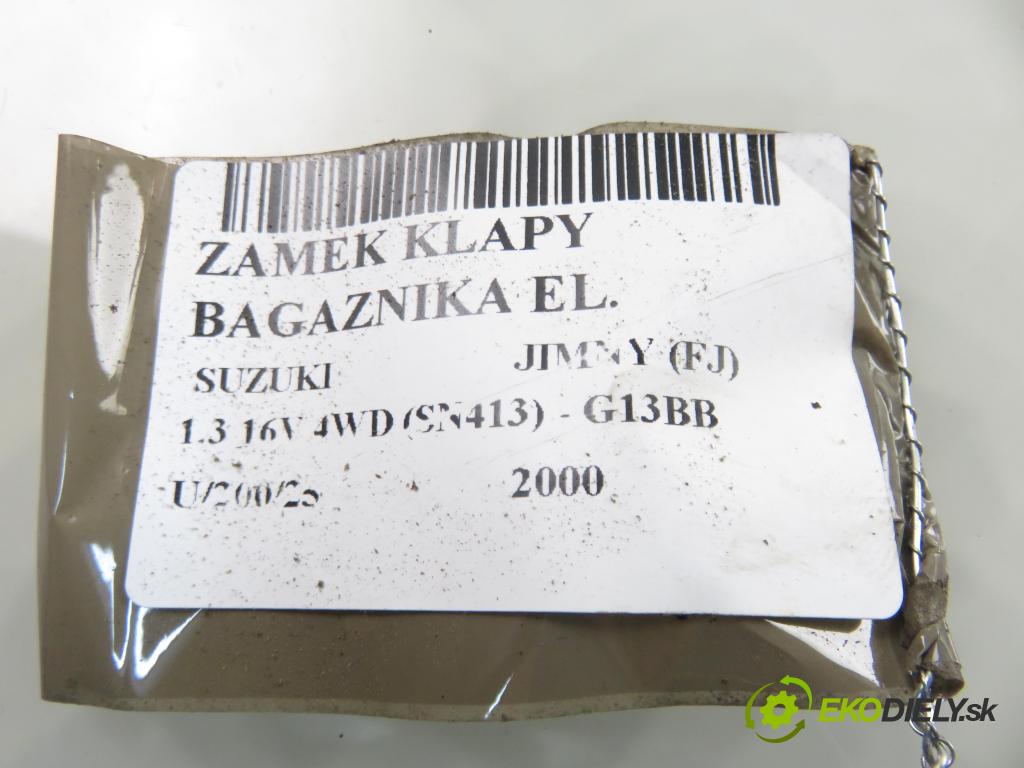 SUZUKI JIMNY (FJ) SUV 2000 0,00 1.3 16V 4WD (SN413) - G13BB 1298,00 zámok dveří kufr EL. 