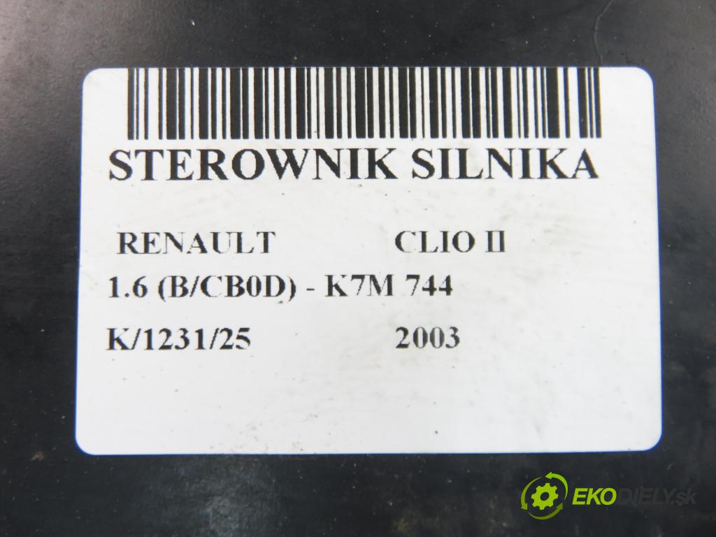 RENAULT CLIO II (BB_, CB_) HB 2003 66,00 1.6 (B/CB0D) - K7M 744 1598,00 Riadiaca jednotka Motor S118301113 ; 8200214973 ; 8200080285